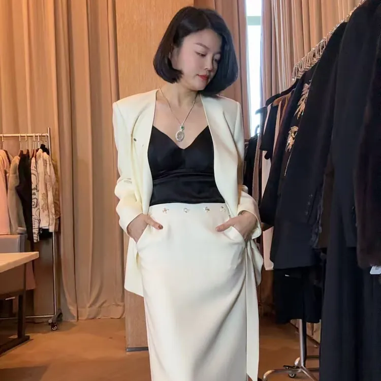 TANTAN 气质显瘦时尚百搭女士半身裙2649