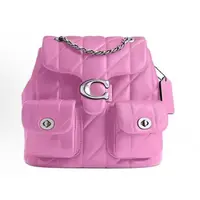 【鑫鑫专属】COACH NEW YORK/蔻驰TABBY 粉色女士双肩包背包