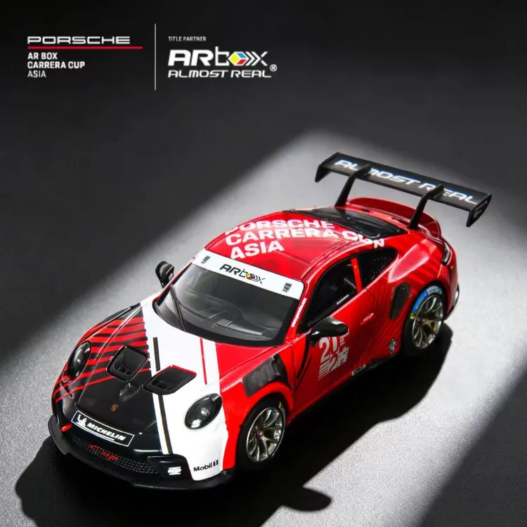 AR BOX 1:64 保时捷911 CUP 2026 卡雷拉杯 合金汽车模型
