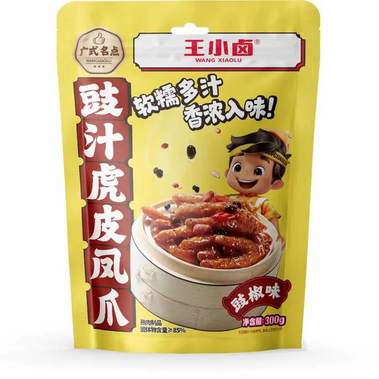 王小卤广式豉汁虎皮凤爪300g*1袋