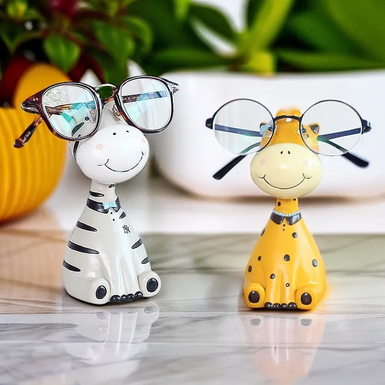 ROOGO/如果动物庄园眼镜架摆件新房客厅卧室床头柜酒柜桌面装饰品