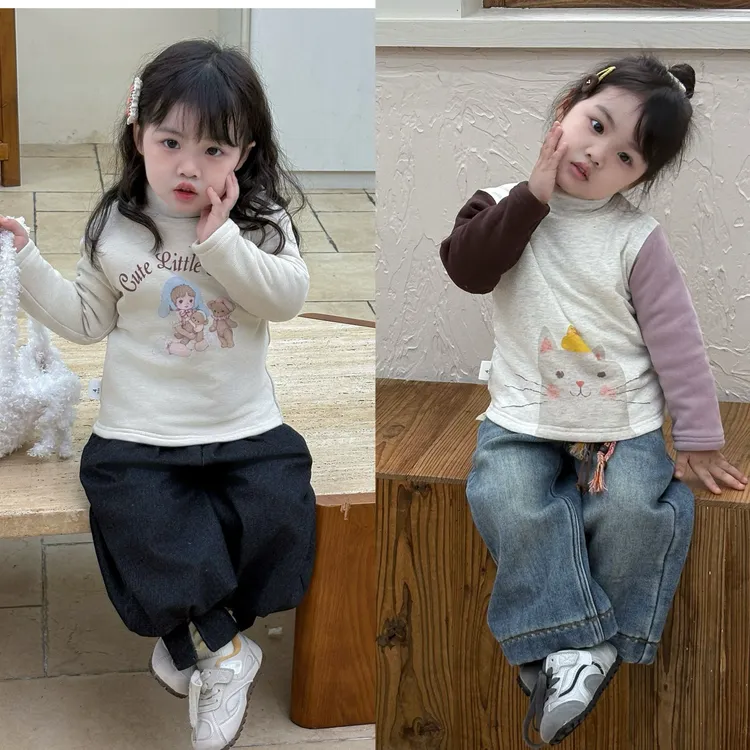 【鱼子酱0度】D25188T+D25189T+D25220T小高领夹棉打底衫