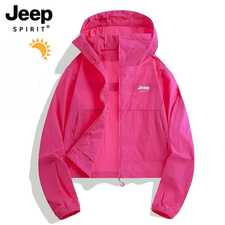吉普JEEPSPIRIT冰丝皮肤衣女款爆款2026新款正品夏季户外休闲外套