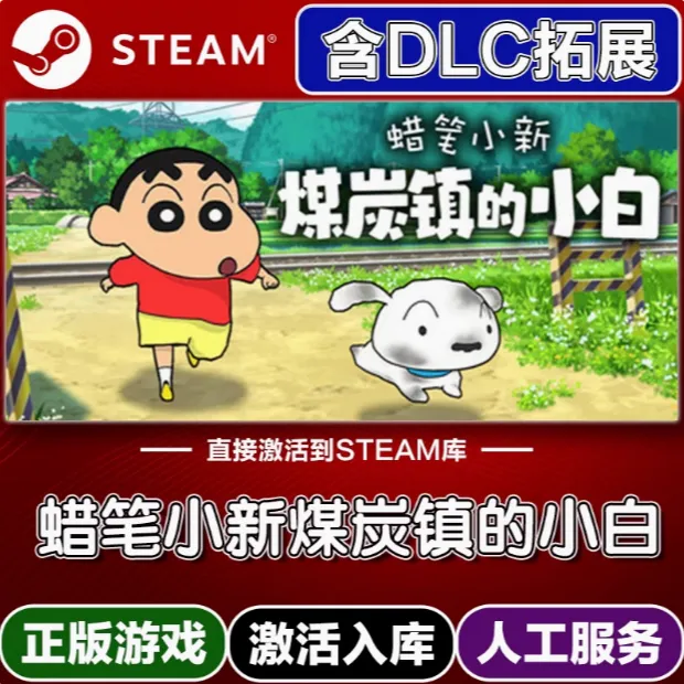 蜡笔小新 煤炭镇的小白  电脑端   steam入库  