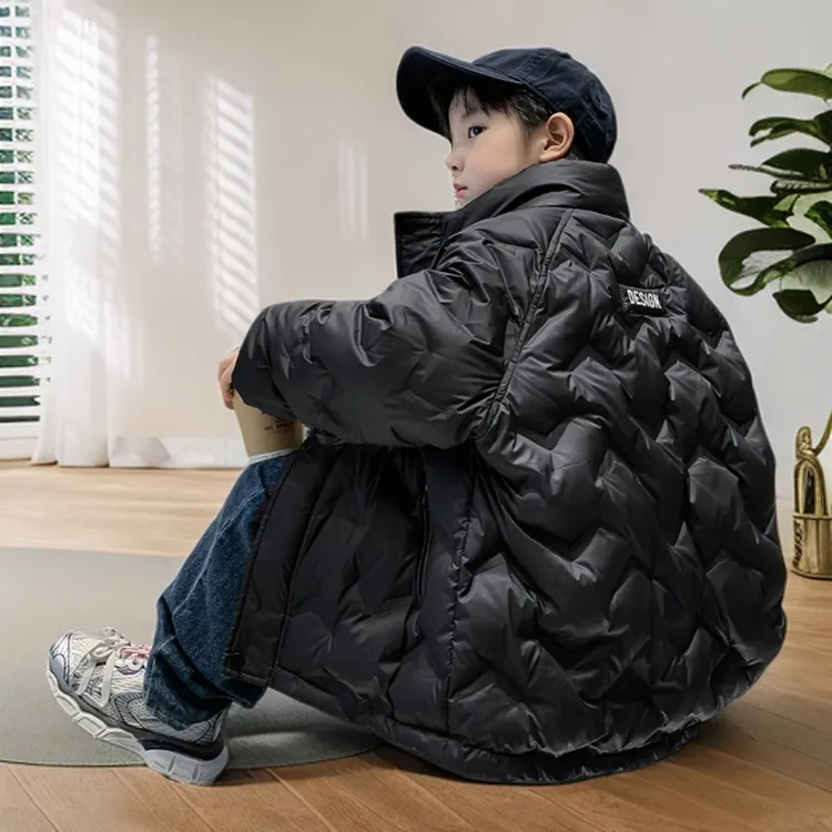 男童羽绒服冬季2025新款儿童加厚中大童韩版外套童装