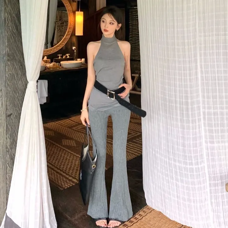 2025新款时尚背心修身气质显瘦洋气休闲百搭高领性感辣妹上衣内搭