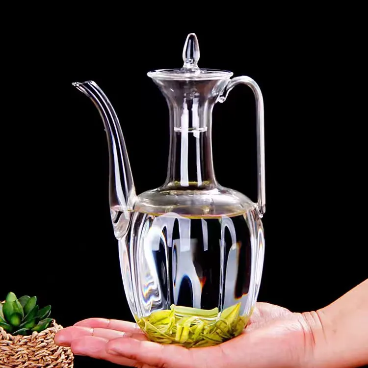 耐热耐高温泡茶茶壶玻璃贵妃宋代绿茶专用煮茶仿宋执壶中式茶具
