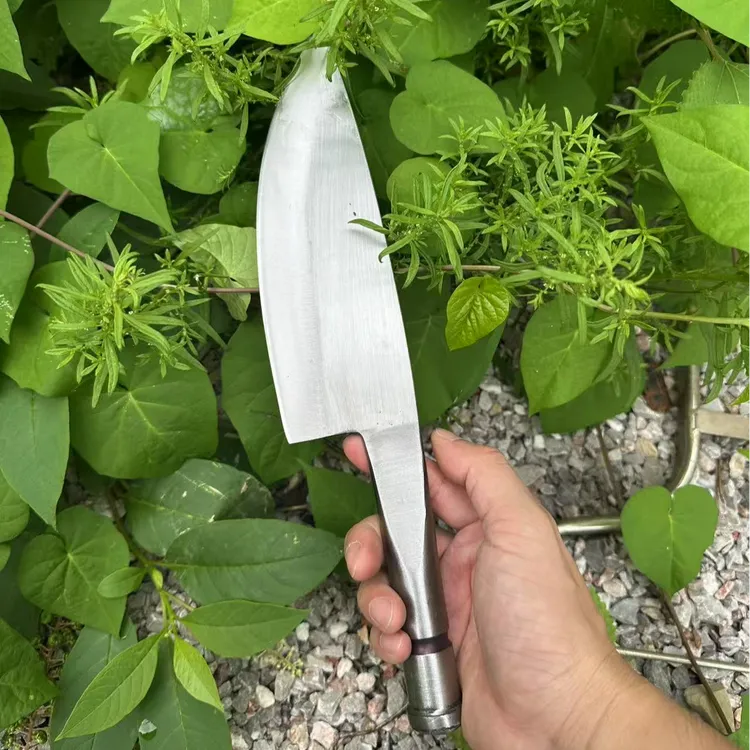 周管家【履带刚分割刀 】手工锻打握感舒适锋利商用家用切片刀