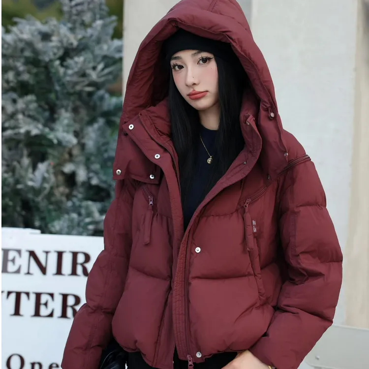 9071新款2025年白鸭绒休闲短款保暖百搭羽绒服