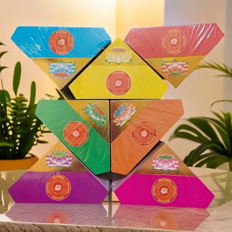 折莲花硬卡纸半成品莲花花瓣折纸（只有纸片）