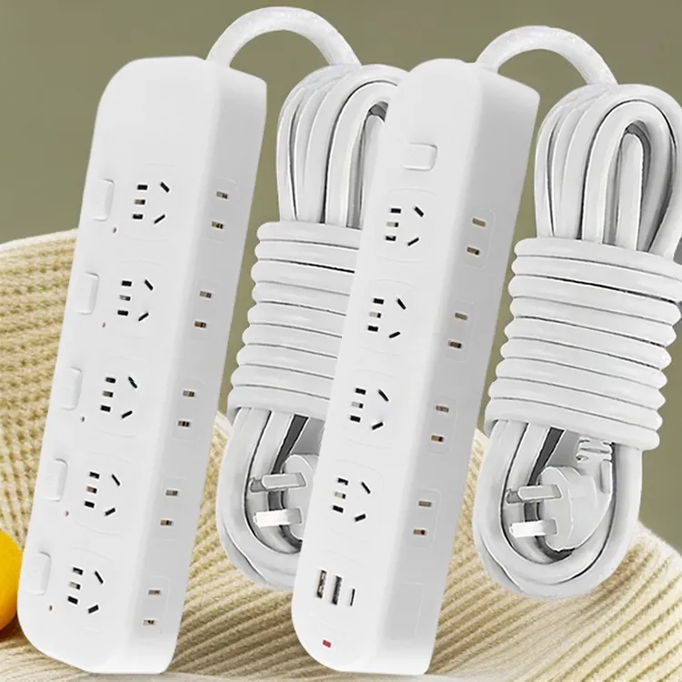 官方正品米办公插座宿舍家用插排接线板排插多功能USB带长线