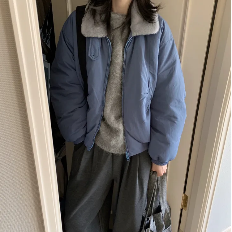 2025年新款冬季羽绒棉服女款短款小个子夹克加绒棉衣夹棉棉袄外套