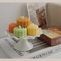 中秋香薰蜡烛礼物手工香氛造型月饼蠟燭摆件实用礼品创意伴手礼