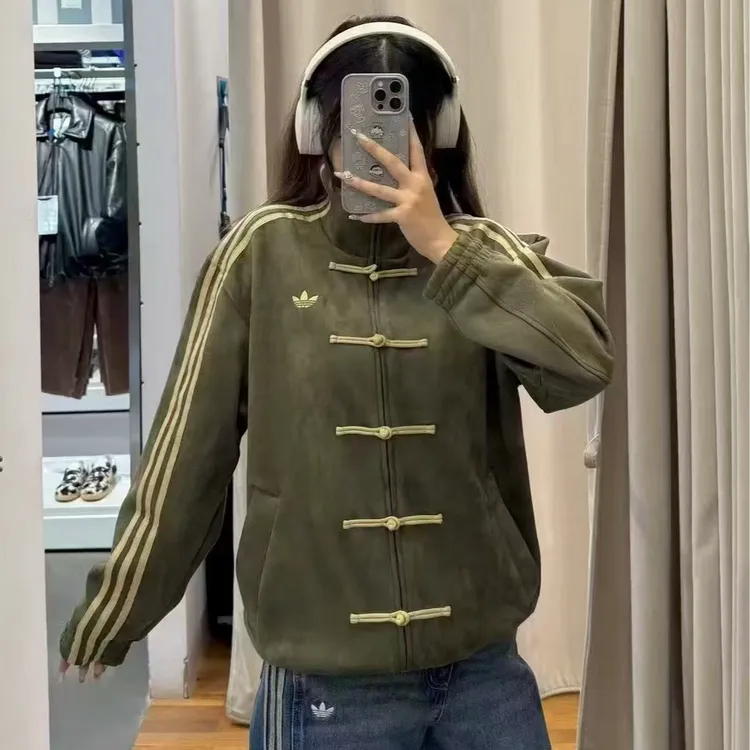 阿迪达斯 （adidas）男女CTT 3.1SOFT新中式运动宽松夹克外套KT3847