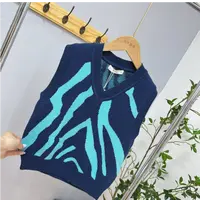 96697高端专享秋款毛衣马甲蓝色（蒂萨）