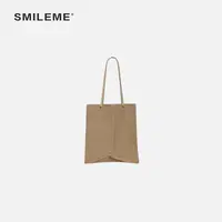 SMILEME【赫本颂】设计感通勤简约时尚气质款手提包SO00725409