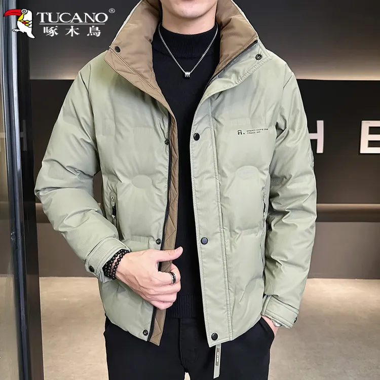 TUCANO/啄木鳥冬季新款立领羽绒服男士休闲简约加厚保暖外套