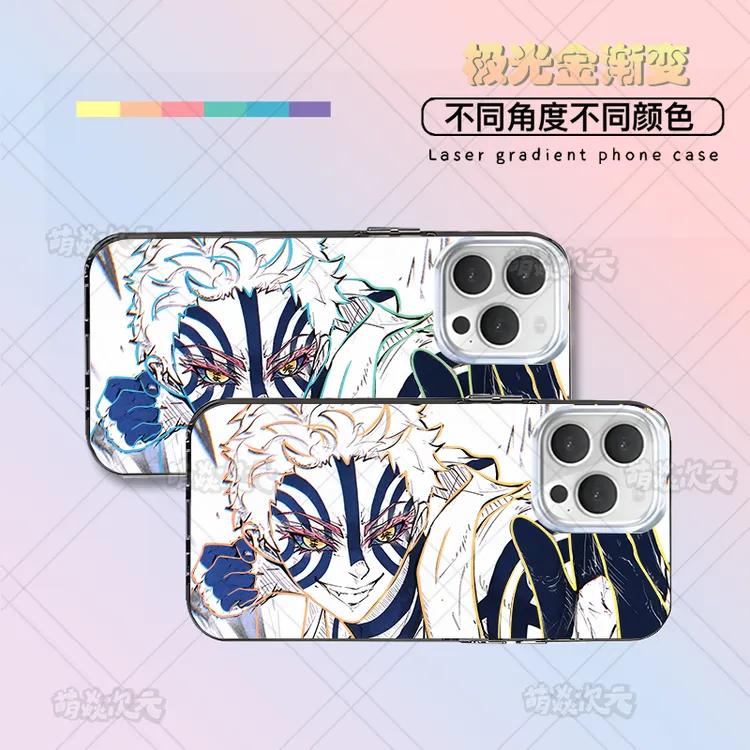 猗窝座狛治三哥适用苹果华为VIVO小米红米OPPO一加极光金手机壳