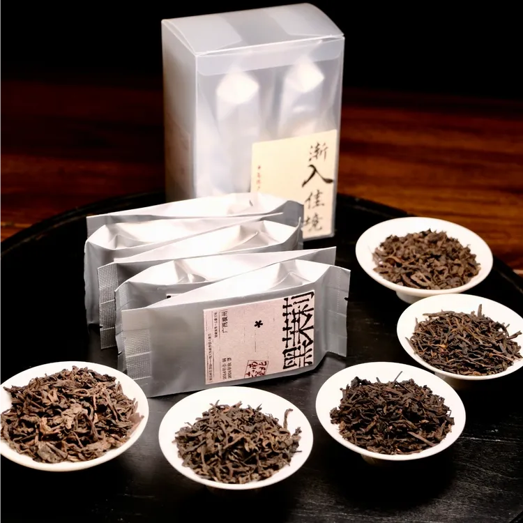 【广西六堡茶品鉴合集】老茶客必入！干净 无仓味 黑茶六堡茶叶 35g