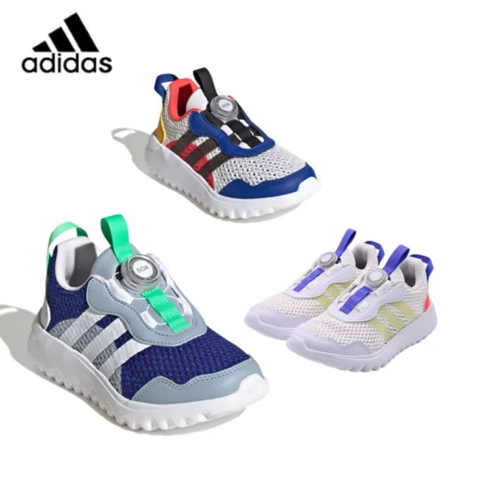 adidas/阿迪达斯夏新款儿童旋钮轻便舒适透气休闲运动鞋 JH8839