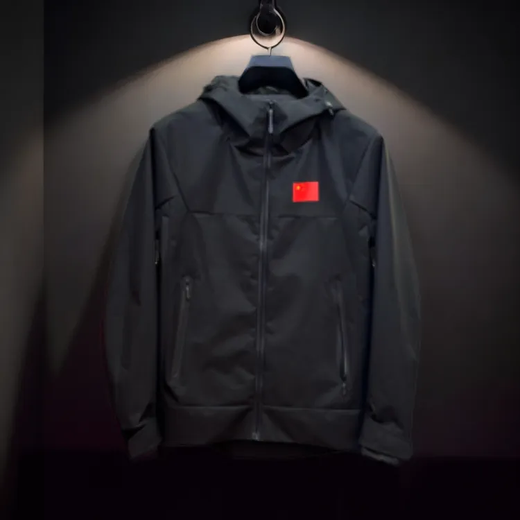 拉链防风连帽耐磨防水运动风衣防水透气保暖速干防晒衣男款