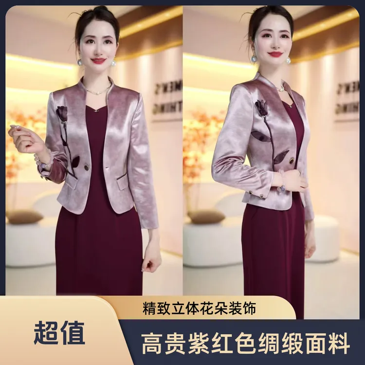 丹思俪2025秋季新款时尚遮肉显瘦显高显白气质百搭两件套8012