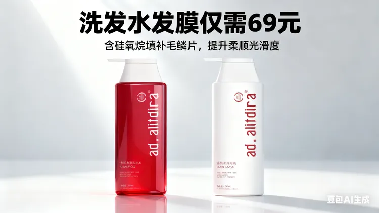 ad.alifdira 香氛柔滑洗发水发膜