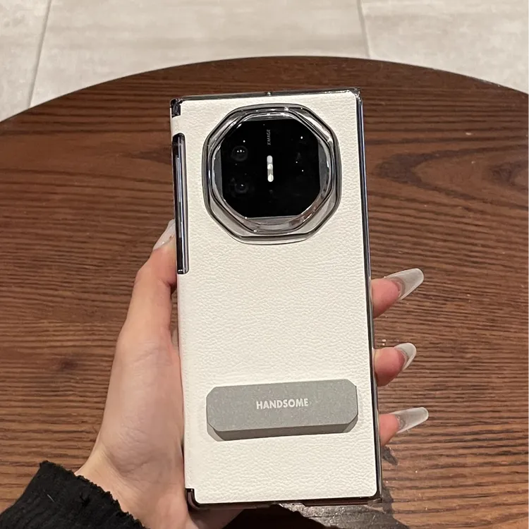 适用华为matext6/5/3典藏版手机壳新款版三折叠时尚简约商务皮质