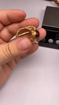 【闪购商品】南红玛瑙戒指合金南红戒指