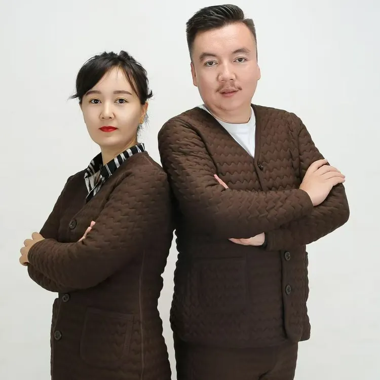 alimuhan/阿丽木汗驼绒外套中老年人装秋冬装加厚保暖