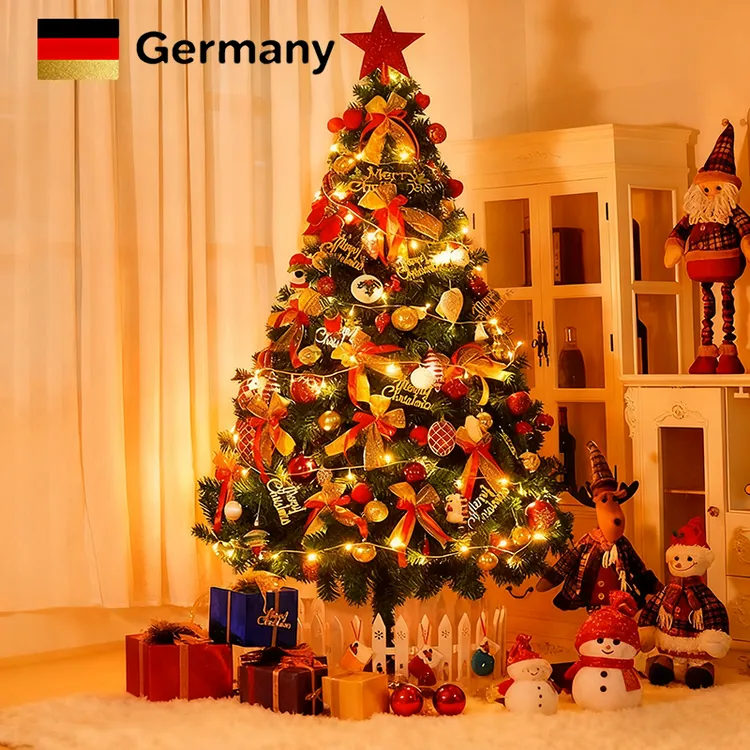 德国圣诞树家用套餐发光大型摆件2025新款高级感圣诞节装饰