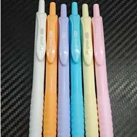 【发6支-黑色】【掌握19181云握马卡龙色系按动黑色0.5mm】