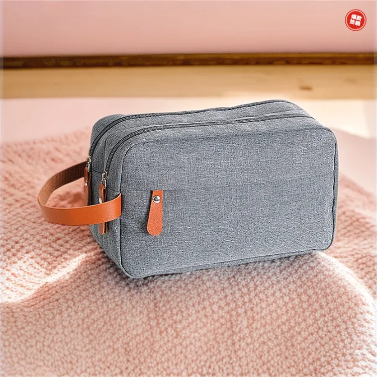 洗漱包防水男士出差旅行游泳洗澡包大容量洗护用品化妆收纳包手提