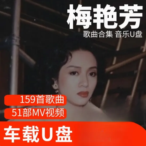 梅艳芳歌曲U盘车载流行音乐优盘MP3高音质车用经典老歌新歌合集