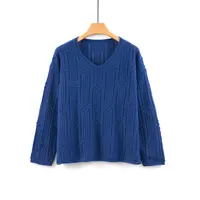 天山【100山羊绒】休闲纯色百搭气质流光风羊绒衫上衣女-YTNL5675T