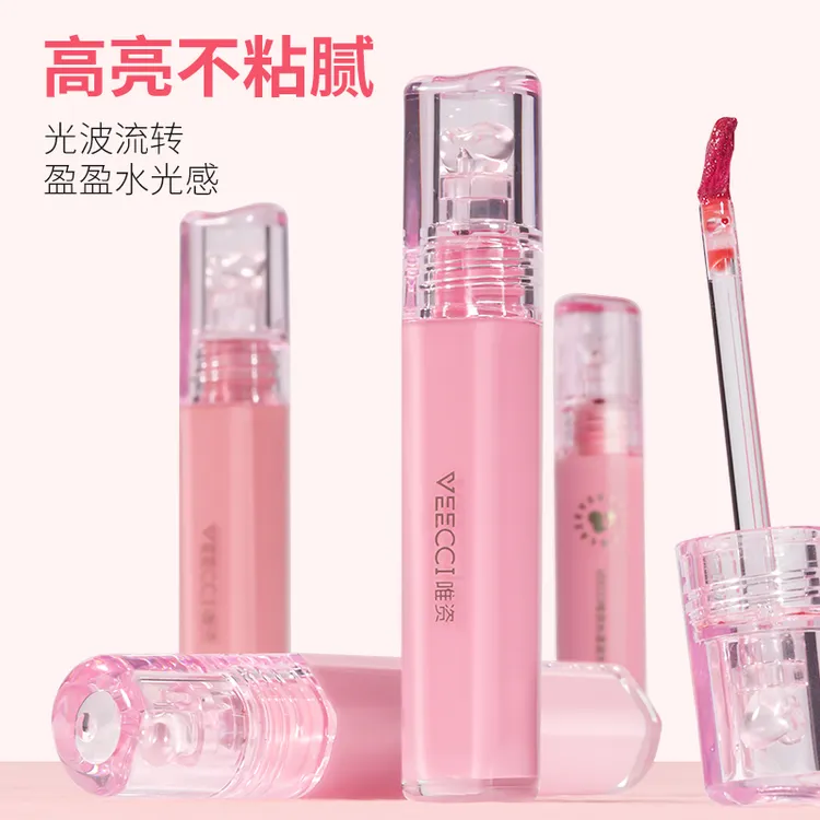 【两支更优惠】VEECCI唯资水漾波光水唇釉水光光感高亮粉嫩