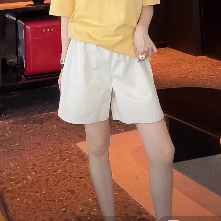  Action Studios 【奶霜短裤】休闲宽松运动水洗纯棉工装短裤SS7837