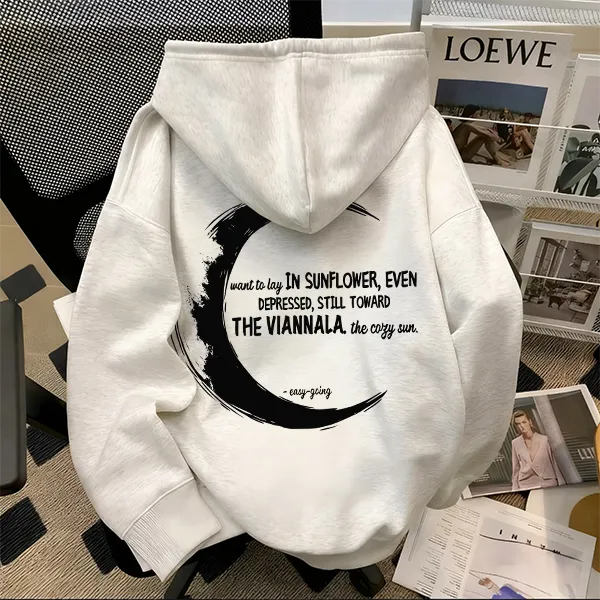 重磅500克纯棉连帽卫衣国潮休闲宽松潮流vintage高级感创意艺术感