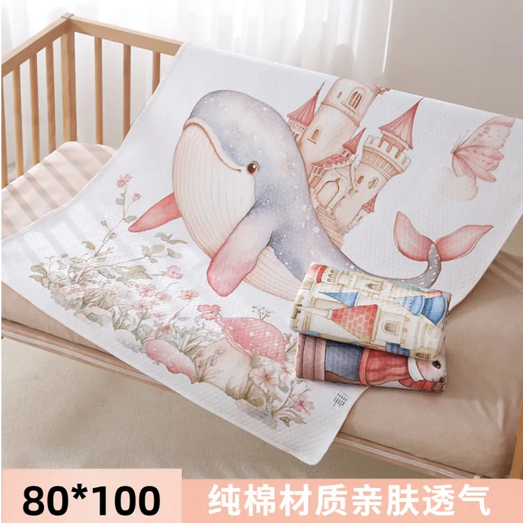 新生儿防水隔尿垫婴儿纯棉可水洗隔尿垫子宝宝儿童大尺寸透气床垫