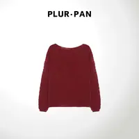 PLUR·PAN百搭纯色极简风针织衫