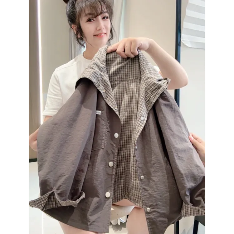 男童秋季洋气上衣新款两面穿中大童连帽秋装休闲外套MT68001