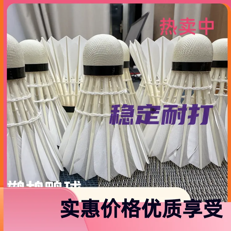 H拉直球、耐打抗风飞行稳定、适合专业训练，比赛、球馆使用羽毛球