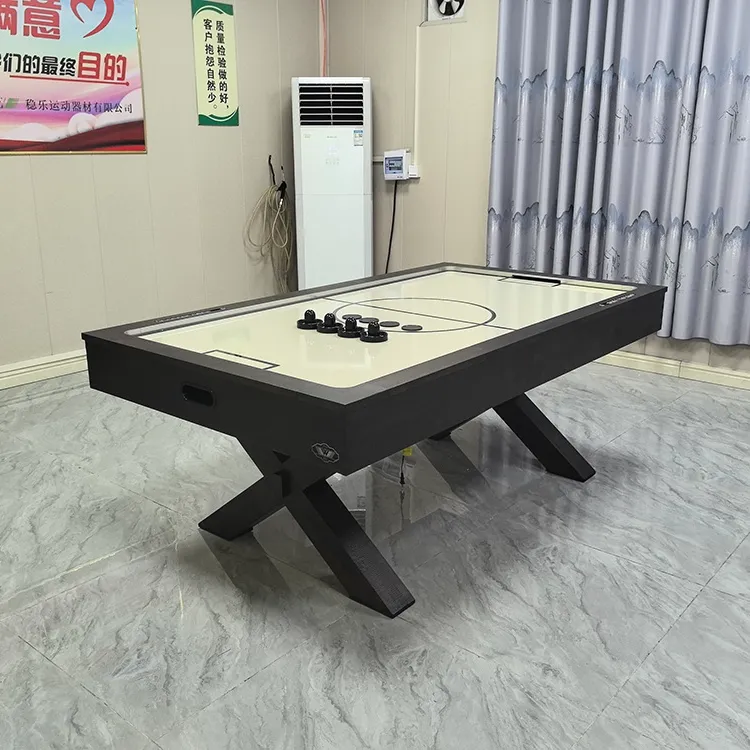 稳乐新款桌上冰球桌曲棍球实木空气球台运动器材豪华标准工厂直销