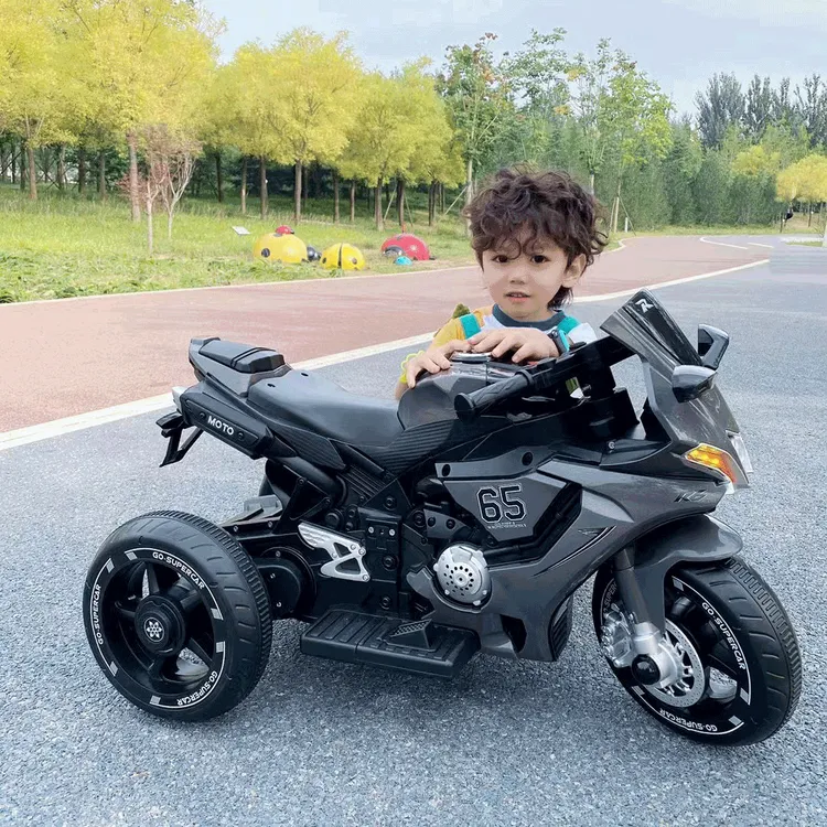 可坐人1-5岁充电遥控儿童电动摩托车三轮车男女孩宝宝玩具车汽车