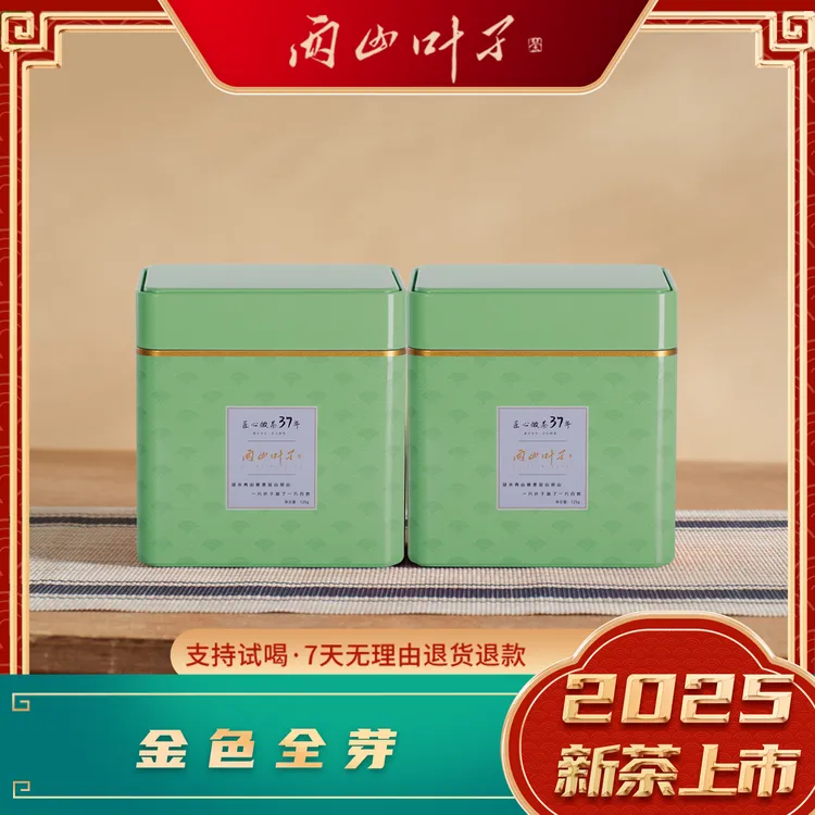 两山叶子【金色全芽】2025新茶安吉白茶花蜜奶香高白化春季罐装送人