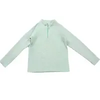 73017立领卫衣细条纹半拉链长袖T恤女秋保暖阳离子打底衫内搭上衣
