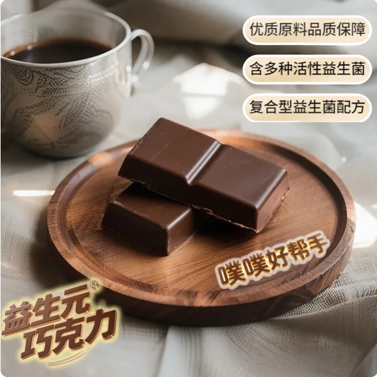 （大餐巧克力）益生元巧克力0蔗糖独立包装排便巧克力