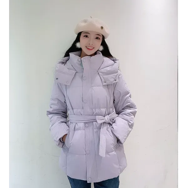 IEF/爱依服2025冬季新款韩版通勤气质羽绒保暖中外套