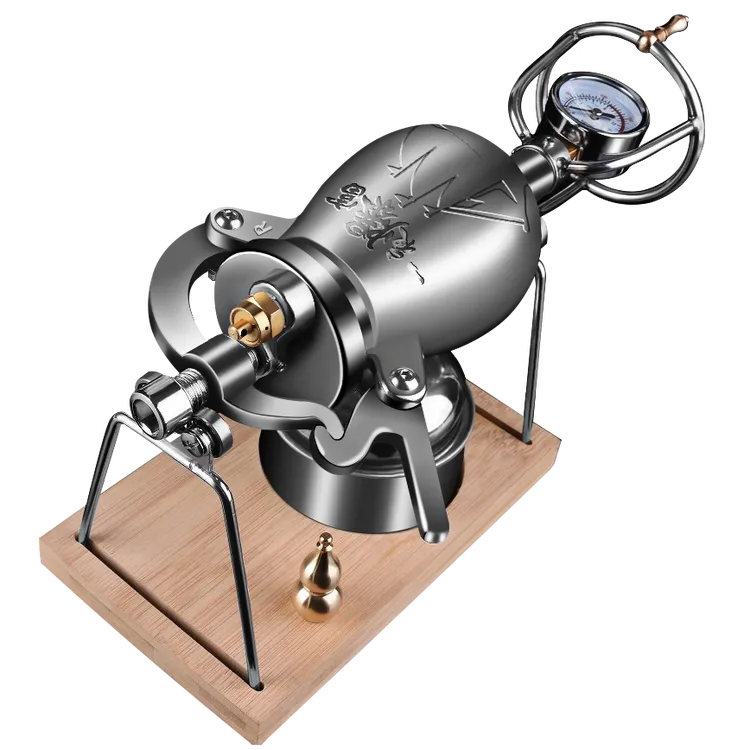 热销家用迷你手摇多功能半自动不锈钢爆米花机小型商用台式