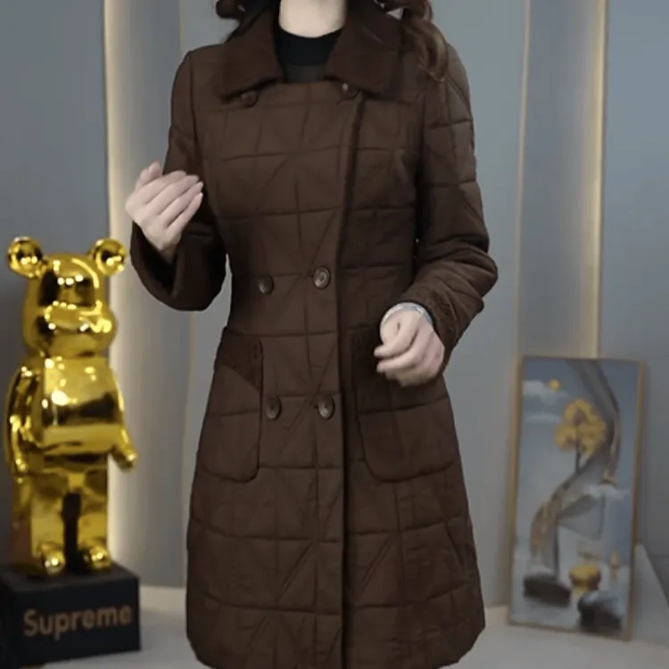 B541【外套】2025冬季新款时尚高端洋气加绒厚款休闲减龄百搭外套